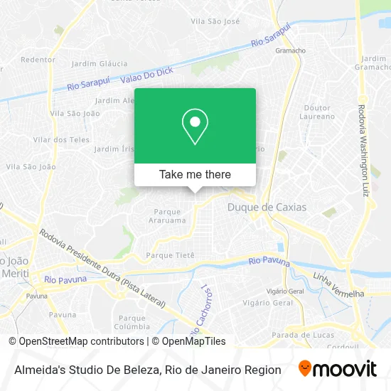 Almeida's Studio De Beleza map