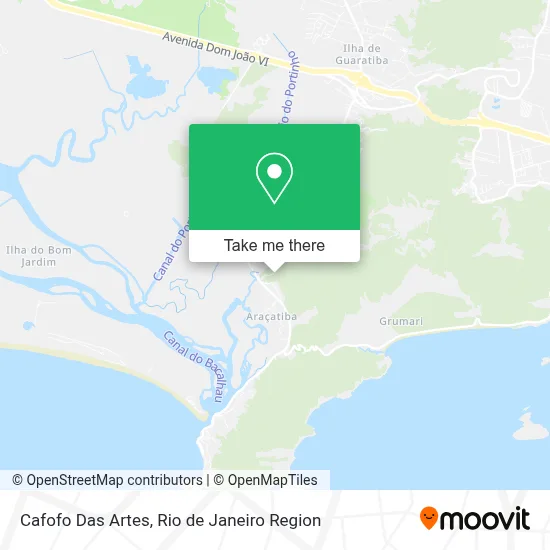 Cafofo Das Artes map