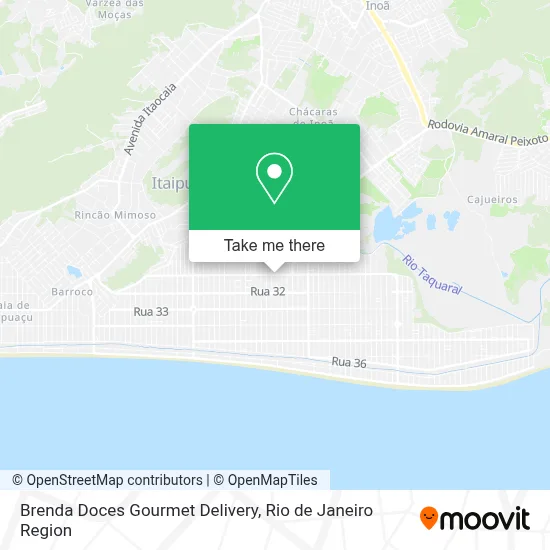 Brenda Doces Gourmet Delivery map