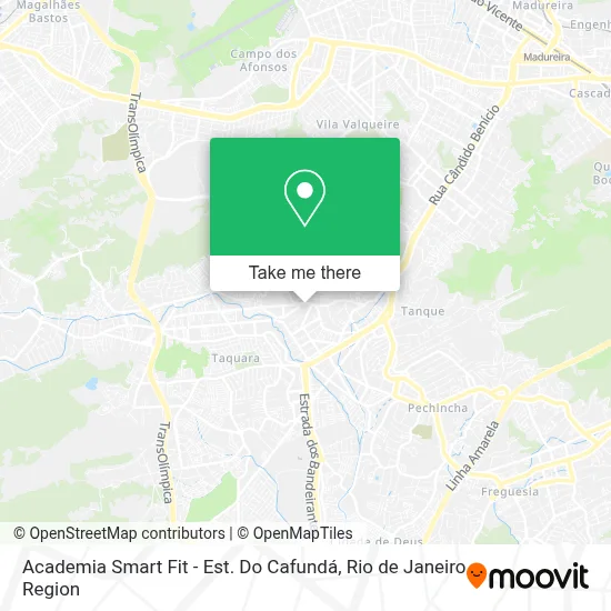 Academia Smart Fit - Est. Do Cafundá map