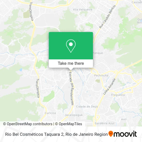 Rio Bel Cosméticos Taquara 2 map