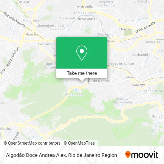 Algodão Doce Andrea Alex map