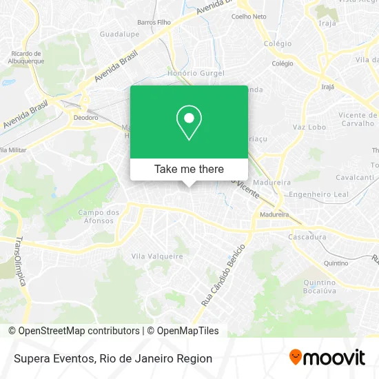 Supera Eventos map