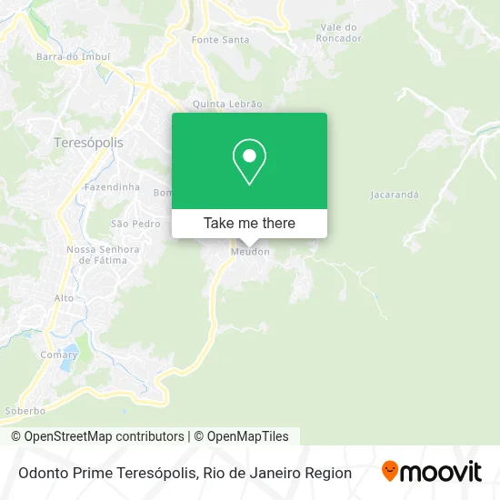 Odonto Prime Teresópolis map
