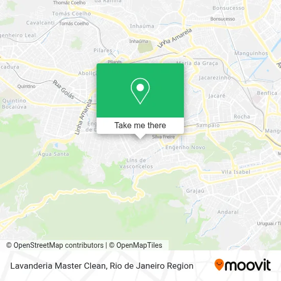 Lavanderia Master Clean map