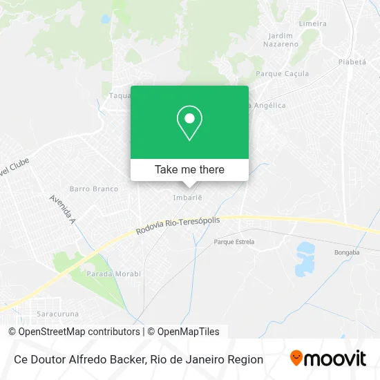 Ce Doutor Alfredo Backer map