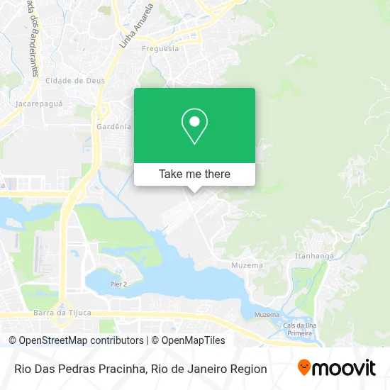 Rio Das Pedras Pracinha map