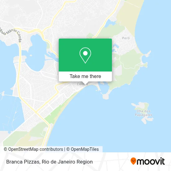 Branca Pizzas map