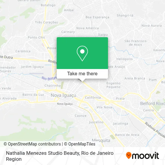 Nathalia Menezes Studio Beauty map