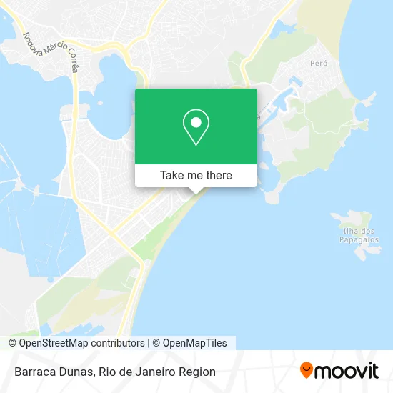 Barraca Dunas map
