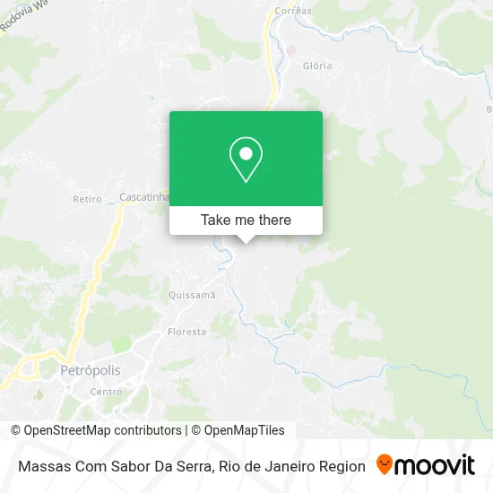 Massas Com Sabor Da Serra map