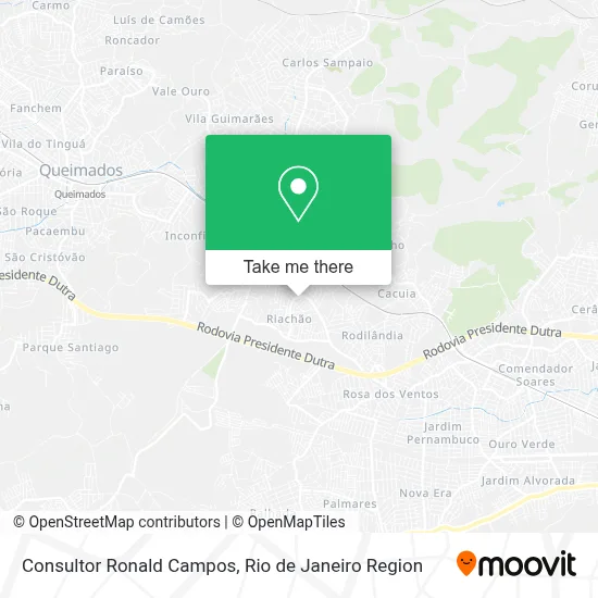 Consultor Ronald Campos map