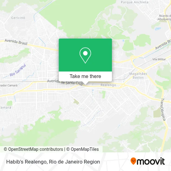 Habib's Realengo map