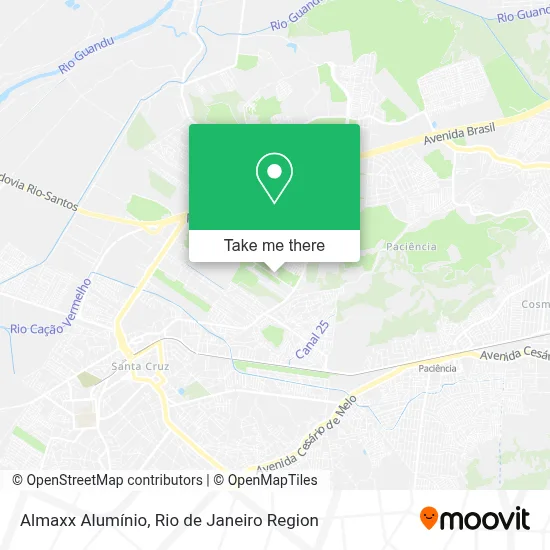 Almaxx Alumínio map