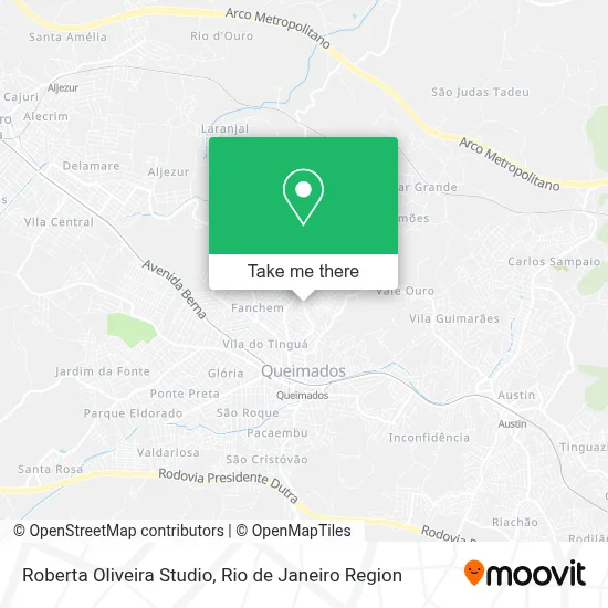 Roberta Oliveira Studio map