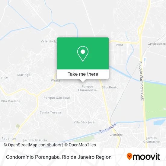 Condomínio Porangaba map