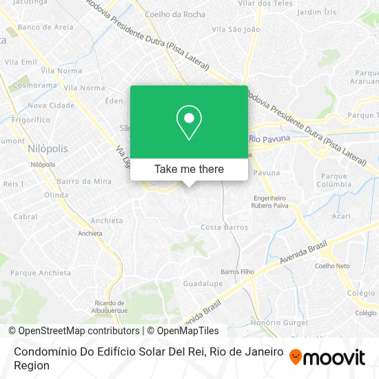 Condomínio Do Edifício Solar Del Rei map
