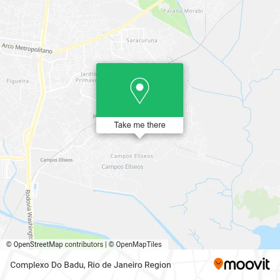 Complexo Do Badu map