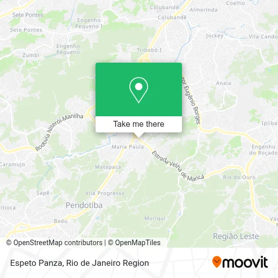 Espeto Panza map