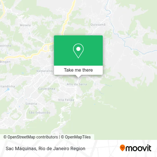 Sac Máquinas map