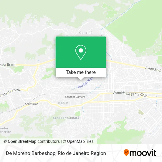 De Moreno Barbeshop map