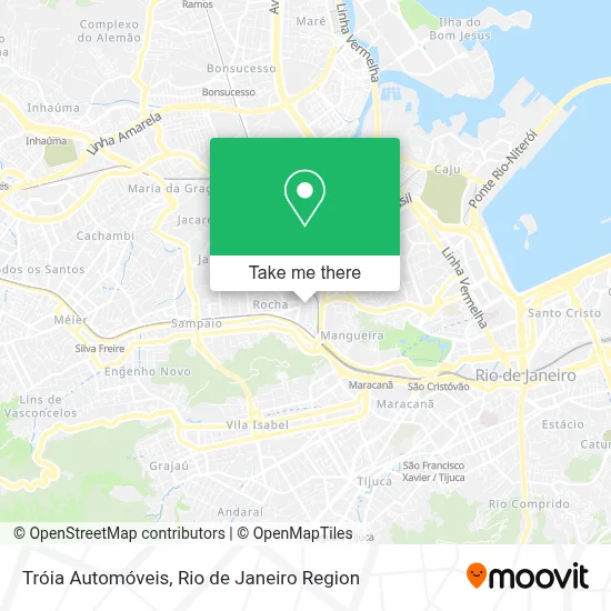 Tróia Automóveis map