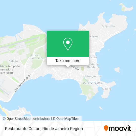 Restaurante Colibri map