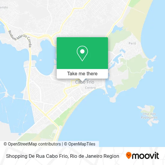 Shopping De Rua Cabo Frio map