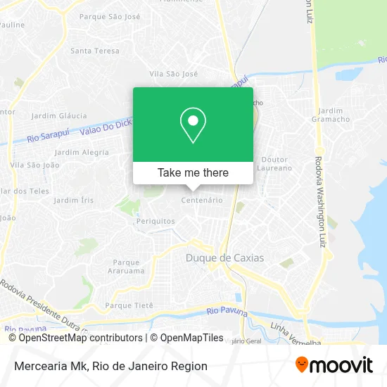Mercearia Mk map