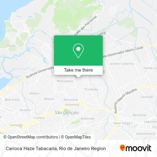 Carioca Haze Tabacaria map