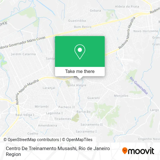 Centro De Treinamento Musashi map