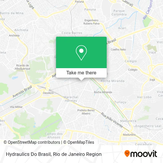 Hydraulics Do Brasil map