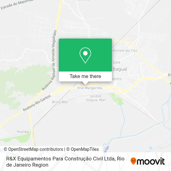 R&X Equipamentos Para Construção Civil Ltda map