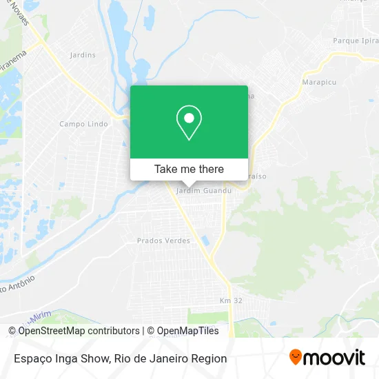 Espaço Inga Show map