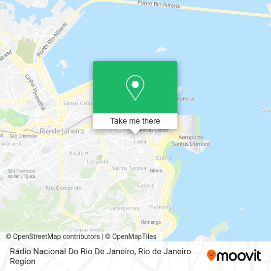 Rádio Nacional Do Rio De Janeiro map