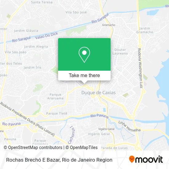 Rochas Brechó E Bazar map