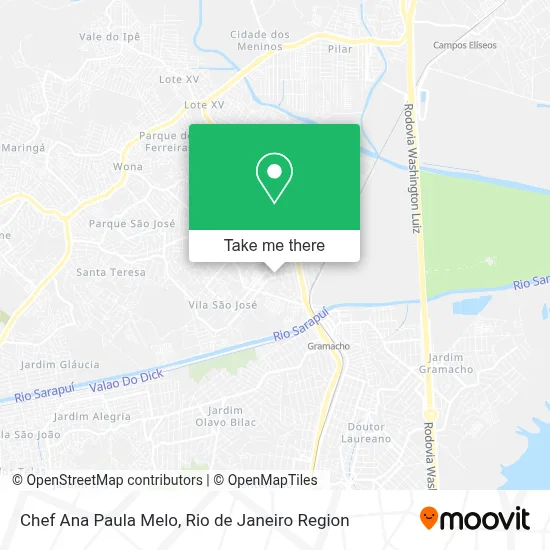Chef Ana Paula Melo map