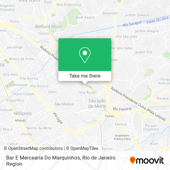 Bar E Mercearia Do Marquinhos map