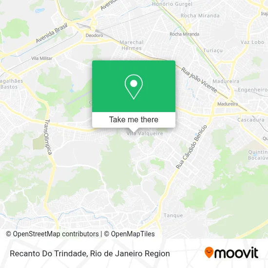 Recanto Do Trindade map