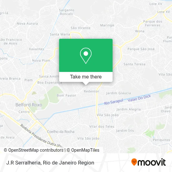 J.R Serralheria map