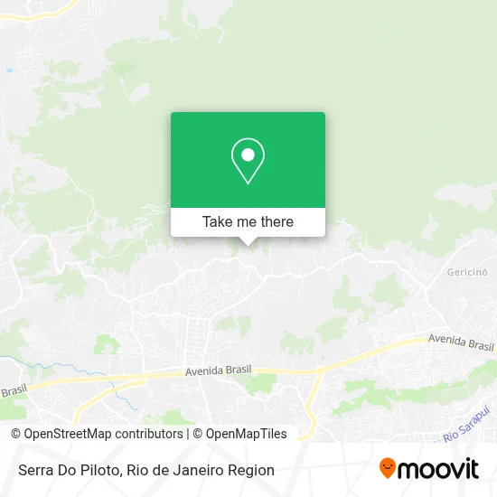 Serra Do Piloto map
