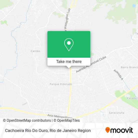 Cachoeira Rio Do Ouro map