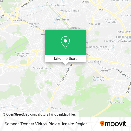 Saranda Temper Vidros map