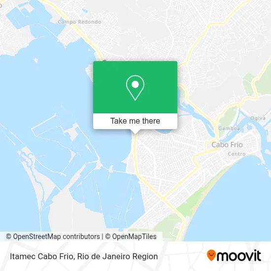Itamec Cabo Frio map