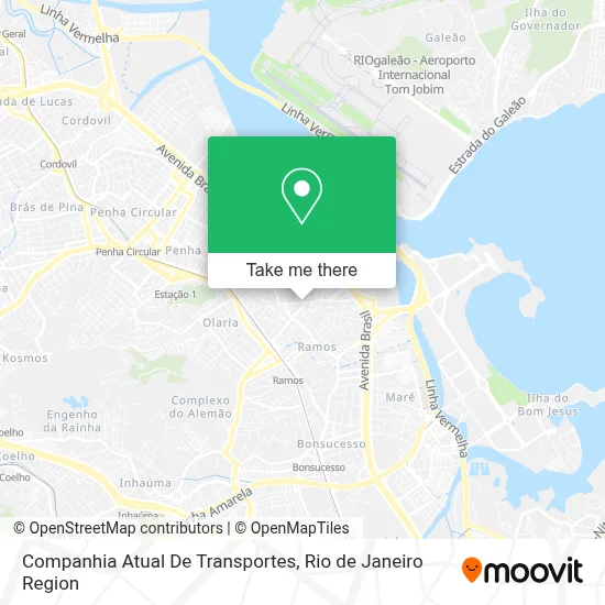 Companhia Atual De Transportes map