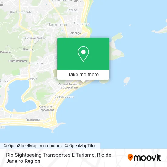 Rio Sightseeing Transportes E Turismo map