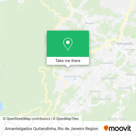 Amanteigados Quitandinha map