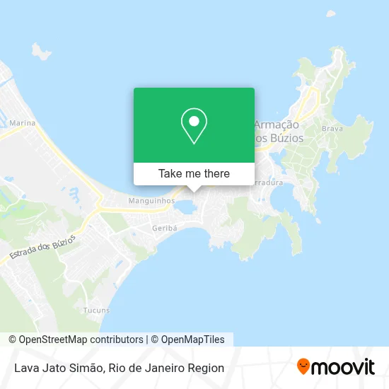 Lava Jato Simão map