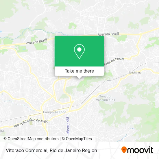 Vitoraco Comercial map