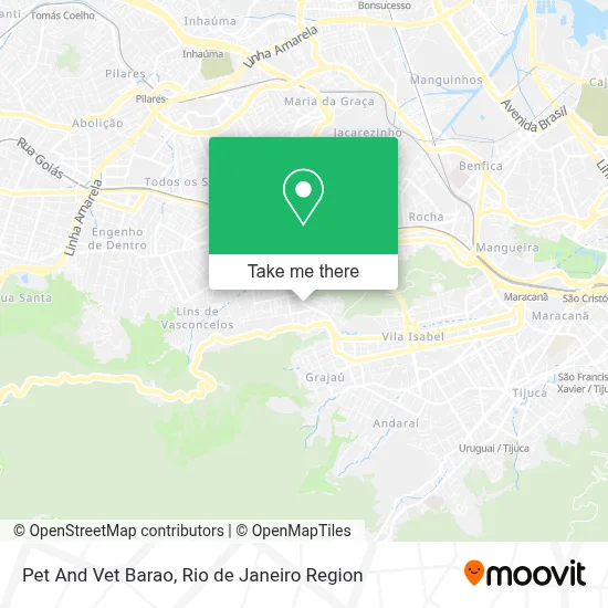 Pet And Vet Barao map